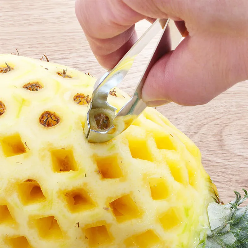 Easy Fruit and Vegetable Peeler Pineapple Eye Remover Cutter Stainless Steel 5