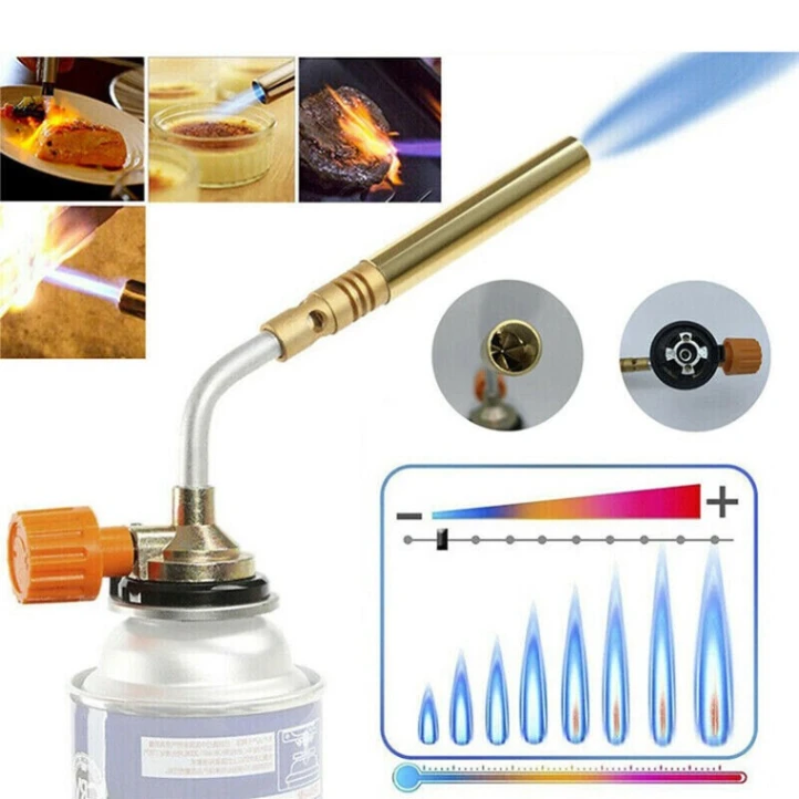 Butane Gas Flame Gun Burner For BBQ, Welding, Kitchen, Baking 3