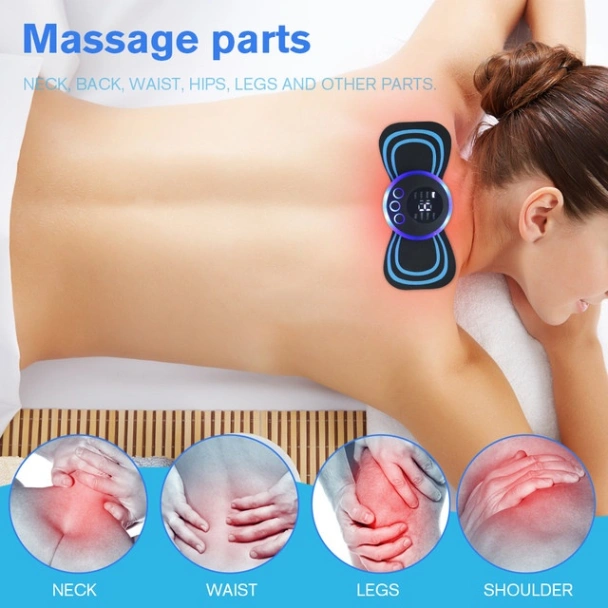 EMS Mini Portable Electric Neck, Back & Body Pain Relief Massager 2