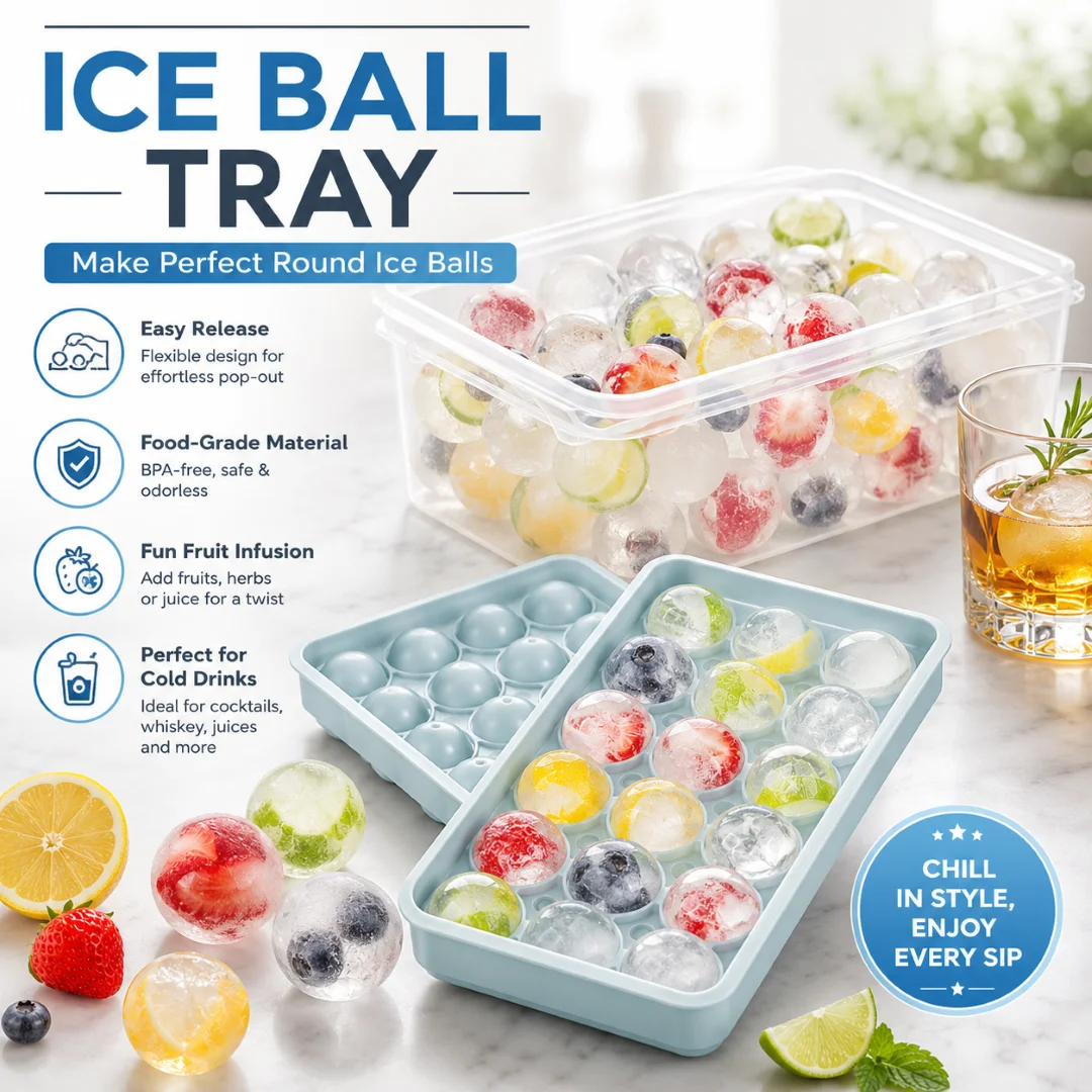 33 Ice ball maker mold, Ice ball maker Cube Tray, Ice Cube Tray Balls 1