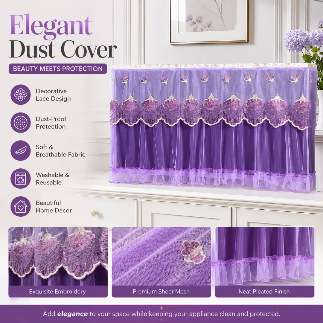 TV dust cover, Dustproof Lace Cloth Fabric TV dust cover 1