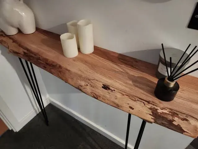 Live Edge Entryway Table 3