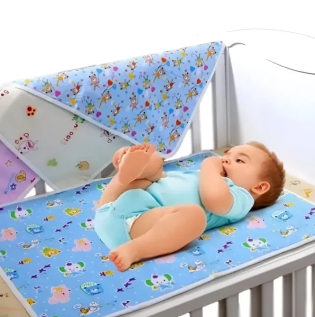 Baby Urine Mat (XXL 70cm-90cm), New Born Baby Waterproof, Reusable And Washable Urine Pad 2