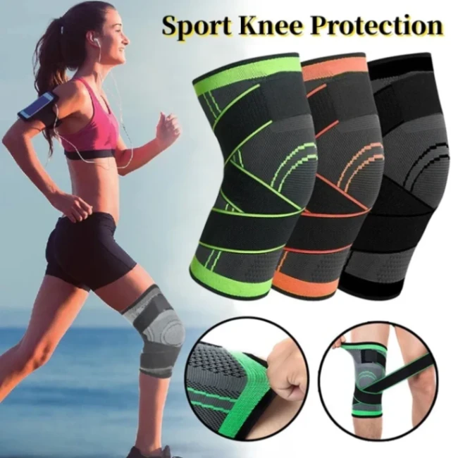 Knee Pain Reducer Knee Pad Adjustable Knee Support Braces for Knee Pain one PCS 4