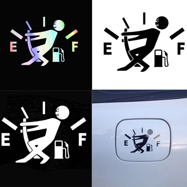 ⛽️ *Funny Fuel Meter Car Sticker – Must-Have for Car Lovers! 🚗*গাড়িতে তেল শেষ? চিন্তা নাই! 3
