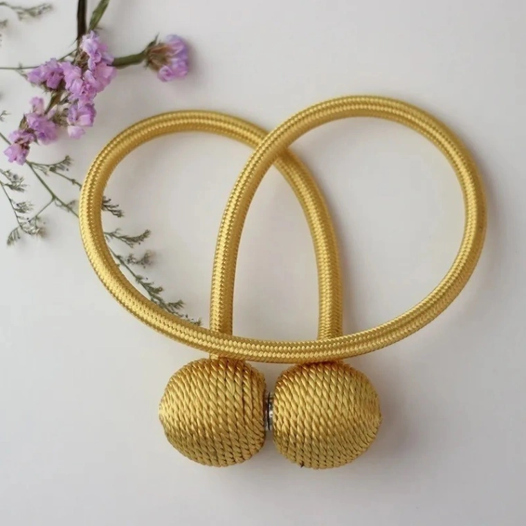 Magnetic Curtain Buckle, Modern Curtain Holder, Multicolor Decoration, Living Room Accessories - 1 Pair 2