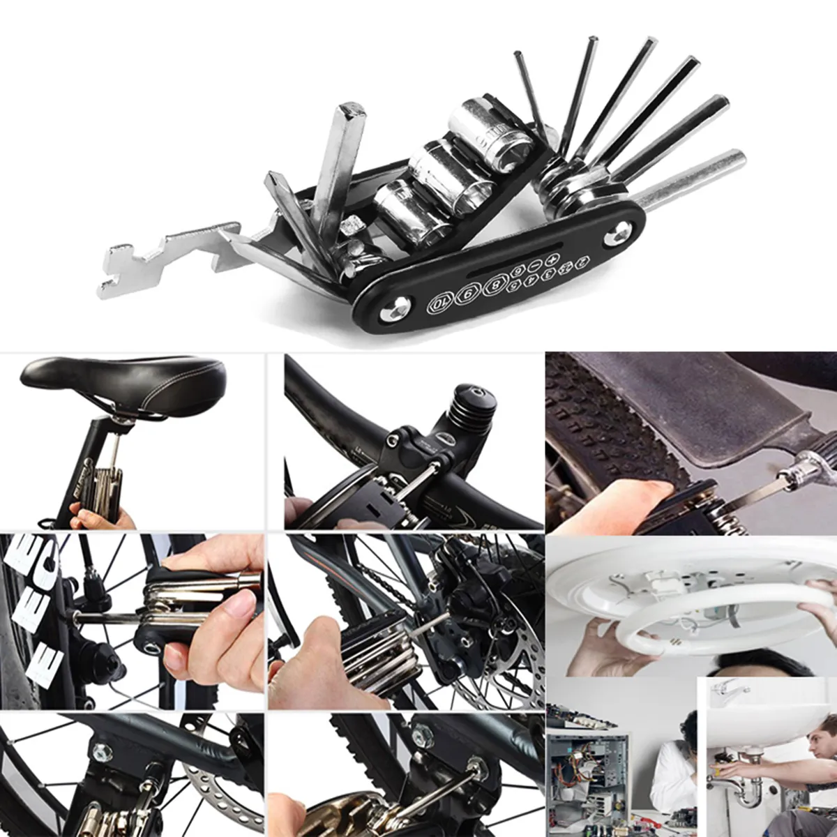 Bicycle Tools 16 in 1 Multi Function Bike Bicycle, Mechanic Repair Tool Kit (made in Shanghai ) 3
