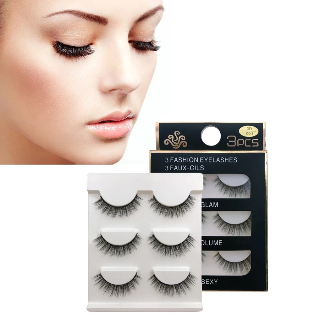 3D Fake Eyelash, False Eyelashes, Natural Look Eyelash for Makeup 4