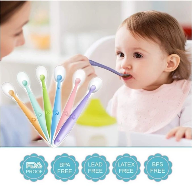 Silicone Baby Spoon 1Pcs 3