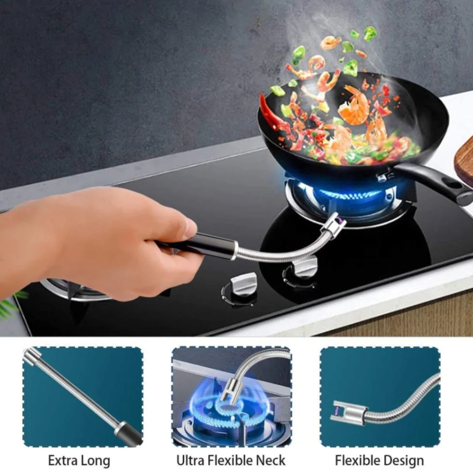 Rechargeable USB Electric Lighter for Candle, Camping, BBQ Arc Plasma USB Rechargeable Lighter 2