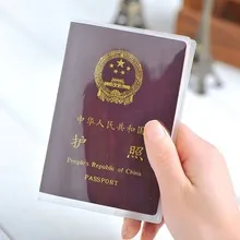 Transparent Passport Cover-1PCS 3