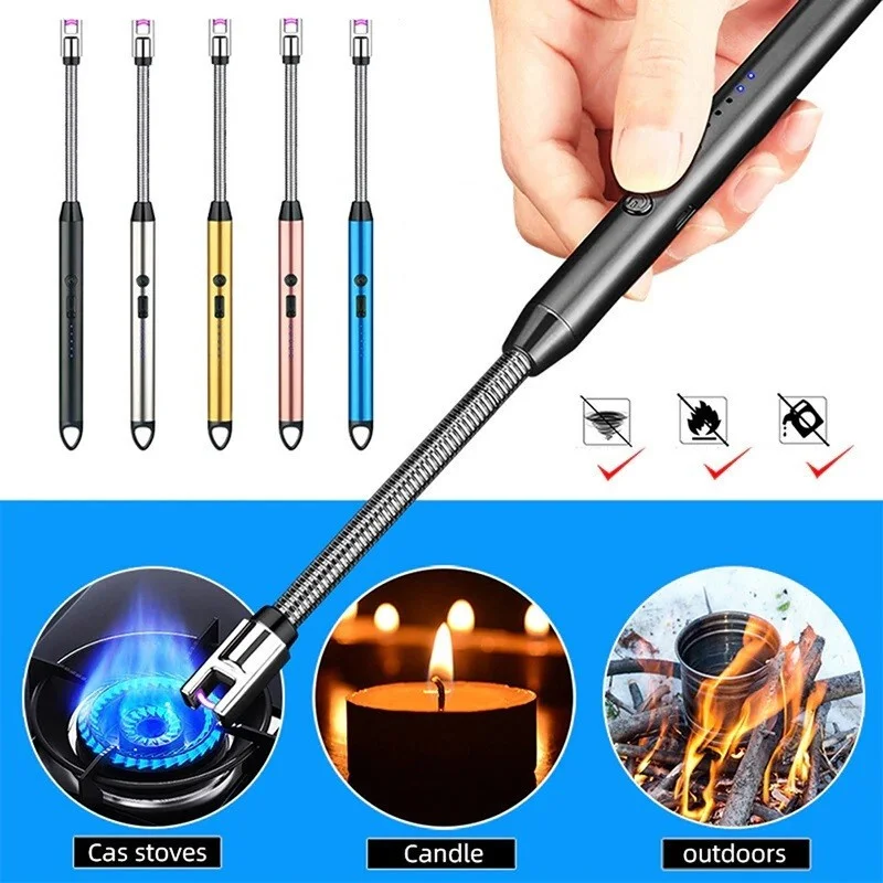 Rechargeable USB Electric Lighter for Candle, Camping, BBQ Arc Plasma USB Rechargeable Lighter 4
