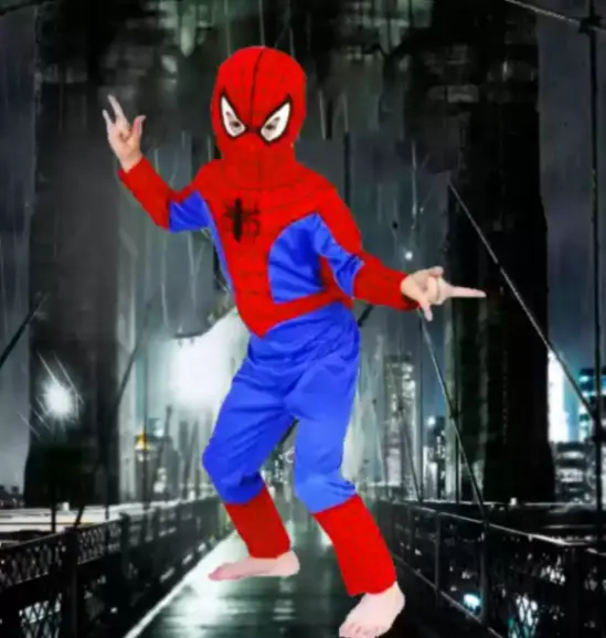 Spiderman Dress for Kids, Spider-man Kids Costume Wear, Spider man Suit 3