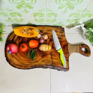 Rustic Wooden Chopping Board