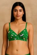 4 Pieces Standard Steach And Qualityful Stretchable Printed Bra For Womens And Girls & good quality