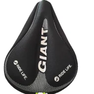 Bike Seat Cover, Super thick Extra Soft Gel Bicycle Seat, Bike Non-slip Seat Cushion Cover Pad with Memory Foam for Bicycle Seat Saddle, Stationary Bikes, Indoor Cycling, Outdoor Longer Rides