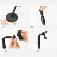 Mobile Phone Stand Holder: Elevate Convenience Height-Adjustable and Quality in Your Broadcasts