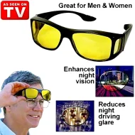 Hd Night Vision Wrap Around Driving Glasses