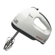 Scarlett 150 Watt Electric Egg Beater Cream Mixer 5 Speed Control Sweep Kitchen Utensils with 4 Stirrers