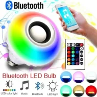 Smart Led Remote Control Bluetooth Speaker Music Bulb AC