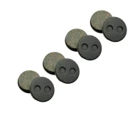 Bicycle Disc Brake Pads Fit For Zoom Aons Disc Brake Diameter Is 21 5Mm Round Pads Bicycle Accessories 2 pcs