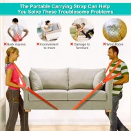 Furniture Moving Straps, Multifunctional High Density Moving Belts, for Carrying Furniture, Appliances, Bulky Objects, etc.