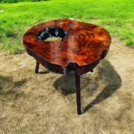Live Edge Center Table 18 " Hight 22"/24" Top Daya
