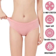 China Love Panty For Women, Women Cotton Panty Mid Waist &amp; Full Coverage 1 pcs