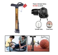 Bicycle Hand Pump High Pressure Cycling Hand Air Pump Ball Tire Inflator MTB Mountain Bike Pump