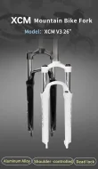 XCM SR Suntour 100mm Fork With SF13 XCM DS MLO Lock Oil Suspension Fork 26 100 mm Bicycle Accessories Black