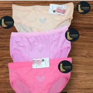 China Love Panty For Women, Women Cotton Panty Mid Waist &amp; Full Coverage one PCS