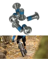 Bicycle Brake Rotor Disc Bolts Screws L Nuts T25 Cycle Bicycle Brake Disc Bolts Screw 6Pcs