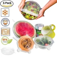 6pcs Silicon (Small) Food Cover Set