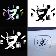 ⛽️ *Funny Fuel Meter Car Sticker – Must-Have for Car Lovers! 🚗*গাড়িতে তেল শেষ? চিন্তা নাই!