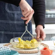 Stainless Steel Potato Press Masher / Burger Press Kitchen Tools Food Masher Crusher