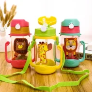 400ml Cartoon Water Bottle, Mum Pot,