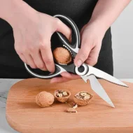 Kitchen Scissor (Black) Heavy Duty Stainless Steel Kitchen Scissors