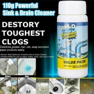Powerful Sink Drain Cleaner Portable Powder Cleaning Tool Super Clog Remover