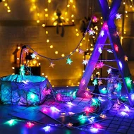 Star Shaped Led Fairy Lights Christmas Wedding Birthday Celebrations Party Gifts Home Decoration Star Shaped Led Lights