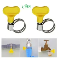 2Pcs Stainless Steel Hose Clamp With Tube Plastic Handle, Tube Plastic Handle Stainless Steel butterfly Hose Clamp