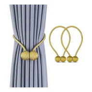 Magnetic Curtain Buckle, Modern Curtain Holder, Multicolor Decoration, Living Room Accessories - 1 Pair