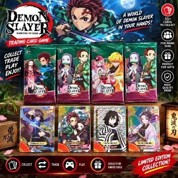 Demon Slayer Mugen Train Anime TCG Card Game English Version SSP Card Ultra Rare Card Tanjirou Kamado Nezuko Character Rare Collectibles Kids Gift Toy Holo Lamination